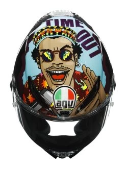 AGV Pista GP RR Morbidelli Misano 2020 Helmet -Icon Store agv pista gprr morbidelli misano2020 helmet purple black blue 2