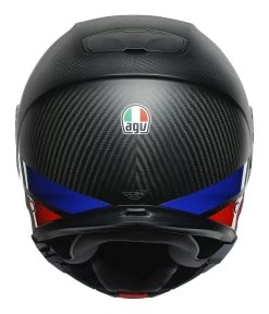AGV Sportmodular Carbon Layer Helmet 19 AGV Sportmodular Carbon Layer Helmet -Icon Store agv sportmodular carbon layer helmet matte carbon red blue 3