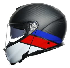 AGV Sportmodular Carbon Layer Helmet 20 AGV Sportmodular Carbon Layer Helmet -Icon Store agv sportmodular carbon layer helmet matte carbon red blue 4