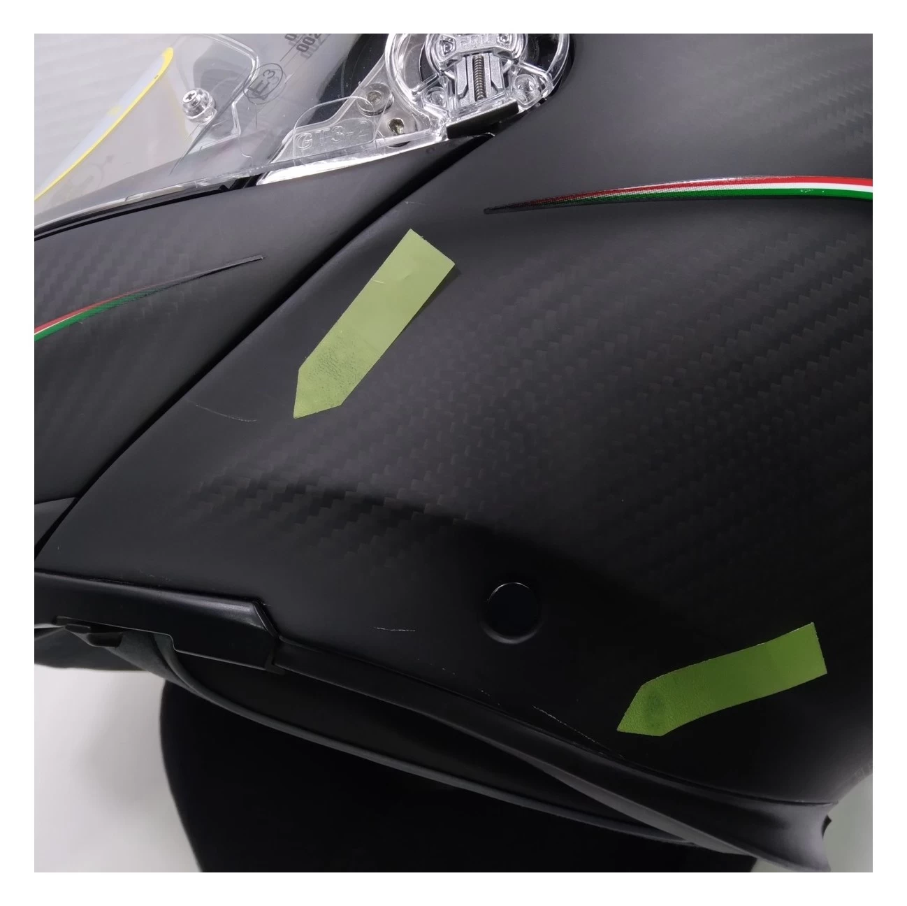 AGV Sportmodular Carbon Tricolore Helmet Matte Black / XL [Blemished - Very Good] - Image 12