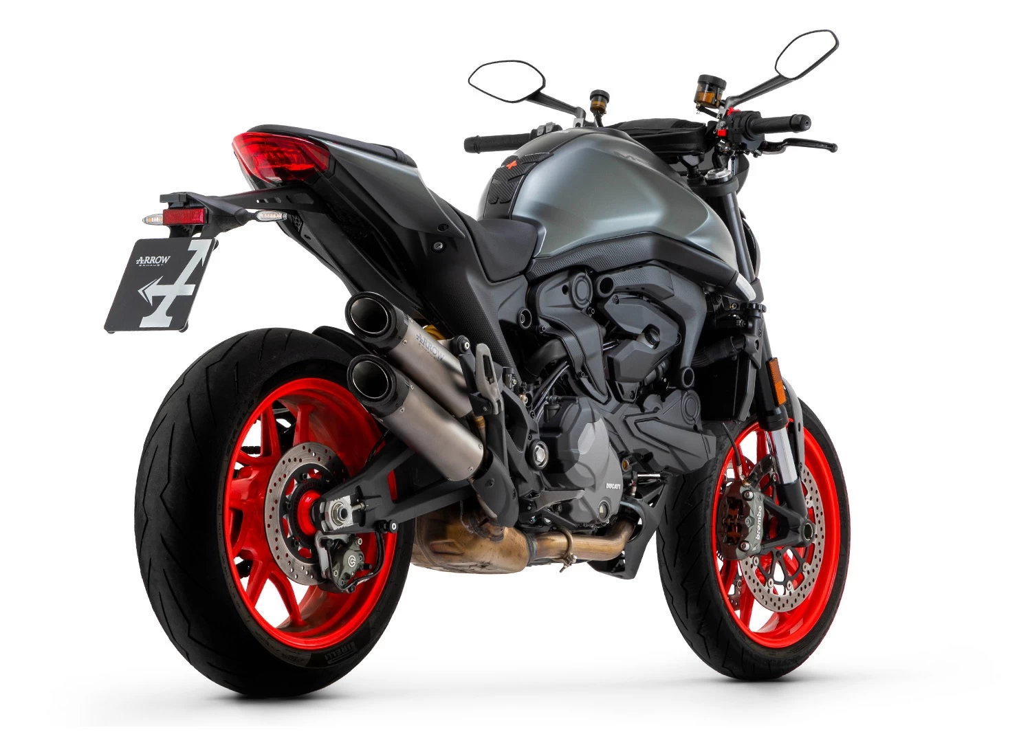Arrow Round-Sil Slip-On Exhaust Ducati Monster 937 / 937 Plus / 937 SP 2021-2023 - Image 3