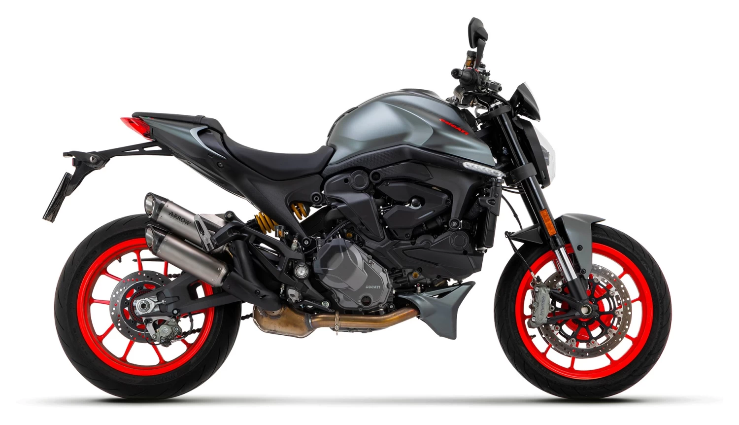 Arrow Round-Sil Slip-On Exhaust Ducati Monster 937 / 937 Plus / 937 SP 2021-2023 - Image 2