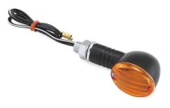 BikeMaster Mini-Stalk Turn Signals -Icon Store bike master mini stalk turn signals black amber 1
