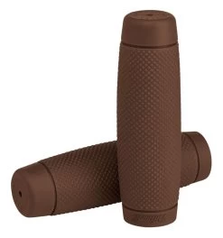 Biltwell Recoil 1" TPV Grips -Icon Store biltwell recoil1 grips chocolate