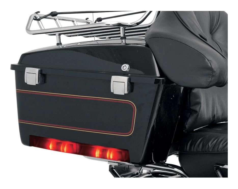 Drag Specialties Tour-Pak Smoked Side Kens Kit For Harley Touring 1985-2005 - Image 2