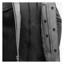 First Manufacturing Essex Women's Jacket -Icon Store first manufacturing essex womens jacket black grey 2