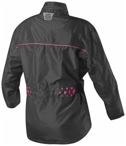 Firstgear Triton Women's Rain Jacket -Icon Store firstgear triton womens rain jacket black pink 1