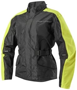 Firstgear Triton Women's Rain Jacket -Icon Store firstgear triton womens rain jacket black pink 2