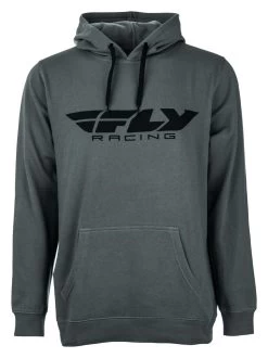 Fly Racing Corporate Pullover Hoody -Icon Store fly racing dirt corporate hoody grey
