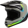 Fly Racing Kinetic Vision Helmet -Icon Store fly racing kinetic vision helmet grey black