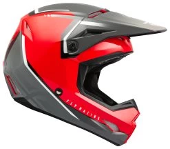Fly Racing Kinetic Vision Helmet 21 Fly Racing Kinetic Vision Helmet -Icon Store fly racing kinetic vision helmet red grey 1