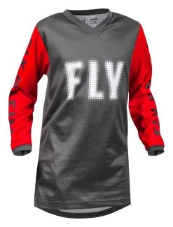 Fly Racing Youth F-16 Jersey 20 Fly Racing Youth F-16 Jersey -Icon Store fly racing youth f16 jersey grey red 4