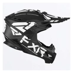 FXR Helium Race Div Helmet 24 FXR Helium Race Div Helmet -Icon Store fxr helium race div helmet black white 2