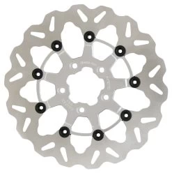 Galfer Wave 11.5" Floating Front Brake Rotor For Harley 2000-2014 -Icon Store galfer wave115 floating front brake rotor for harley20002014