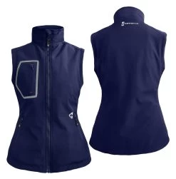 Gerbing 7V Torrid 2.0 Women's Softshell Heated Vest -Icon Store gerbing7 v torrid20 womens softshell heated vest navy 2