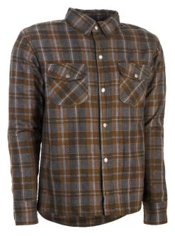 Highway 21 Marksman Flannel Riding Shirt 7 Highway 21 Marksman Flannel Riding Shirt -Icon Store highway21 marksman flannel riding shirt brown tan