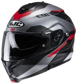 HJC C91 Karan Helmet -Icon Store hjcc91 karan helmet black red grey 2
