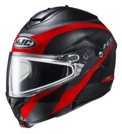 HJC C91SN Taly Dual Lens Helmet 9 HJC C91SN Taly Dual Lens Helmet -Icon Store hjcc91 sn taly dual lens helmet black grey 1
