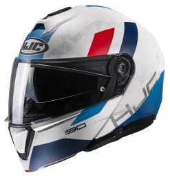 HJC I90 Syrex Helmet -Icon Store hjci90 syrex helmet white blue red