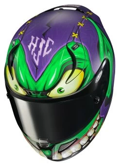 HJC RPHA 11 Pro Green Goblin Helmet 7 HJC RPHA 11 Pro Green Goblin Helmet -Icon Store hjcrpha11 pro green goblin helmet green purple 1