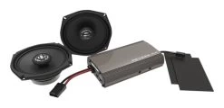 Hogtunes Front Speakers And 250 Watt Amp Kit For Harley Touring 1998-2013