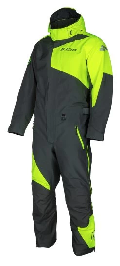 Klim Railslide One-Piece Suit -Icon Store klim railslide one piece suit grey hi viz yellow