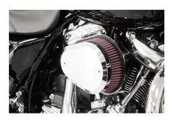 K&N Street Metal Flare Air Intake System For Harley 2017-2023 Mirror Aluminum [Previously Installed] -Icon Store kn street metal flare air intake system for harley20172021 mirror aluminum previously installed mirror aluminum 3