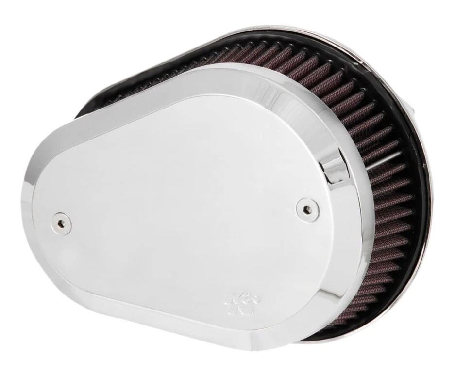 K&N Street Metal Flare Air Intake System For Harley 2017-2023 Mirror Aluminum [Previously Installed]