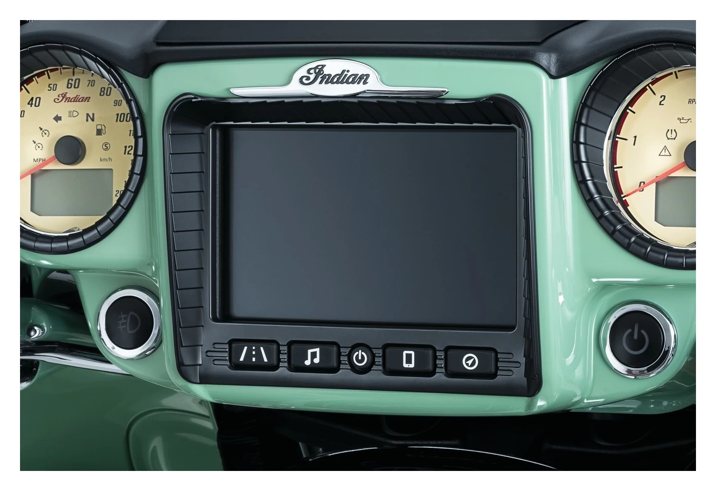 Kuryakyn Aztec Stereo Accent For Indian 2017-2019 4 Kuryakyn Aztec Stereo Accent For Indian 2017-2019 - Image 3