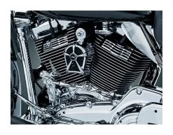 Kuryakyn Mach 2 Horn Cover For Harley 1995-2016 -Icon Store kuryakyn mach2 horn cover for harley19952014 chrome
