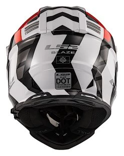 LS2 Blaze Xtreme Helmet 11 LS2 Blaze Xtreme Helmet -Icon Store ls2 blaze xtreme helmet red black white 3