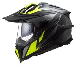 LS2 Explorer Carbon Focus Helmet Titanium/Yellow / 2XL [Open Box] -Icon Store ls2 explorer carbon focus helmet titanium yellow2 xl open box titanium yellow 2