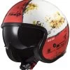 LS2 Spitfire Rust Helmet 2 LS2 Spitfire Rust Helmet -Icon Store ls2 spitfire rust helmet red