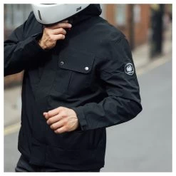 Merlin Bramshaw Laminate Rain Jacket -Icon Store merlin bramshaw laminate rain jacket black 1