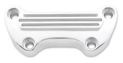 Milwaukee Twins 1" Finned Handlebar Top Clamp For Harley -Icon Store milwaukee twins1 finned handlebar top clamp for harley 1