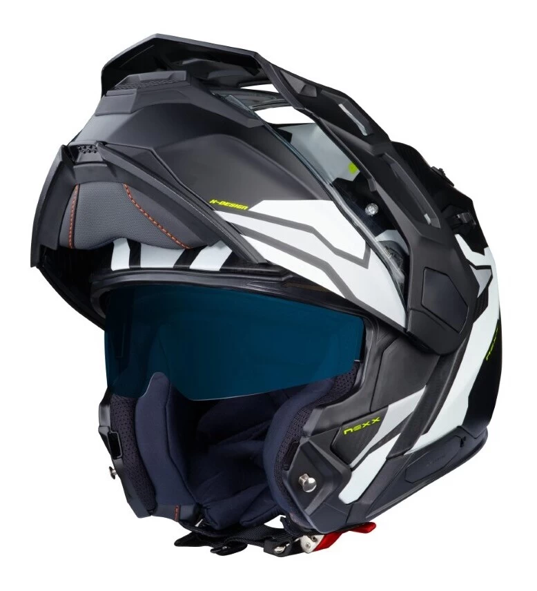Nexx X Vilijord Carbon Light Nomad Helmet Black/White / LG [Open Box] - Image 3