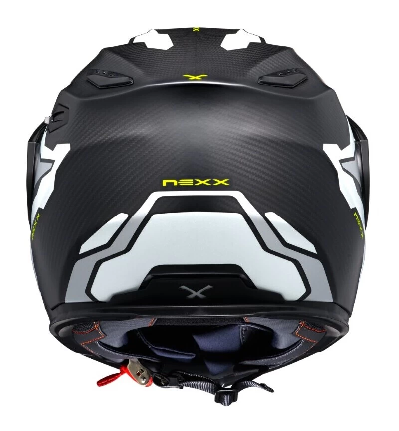 Nexx X Vilijord Carbon Light Nomad Helmet Black/White / LG [Open Box] - Image 4