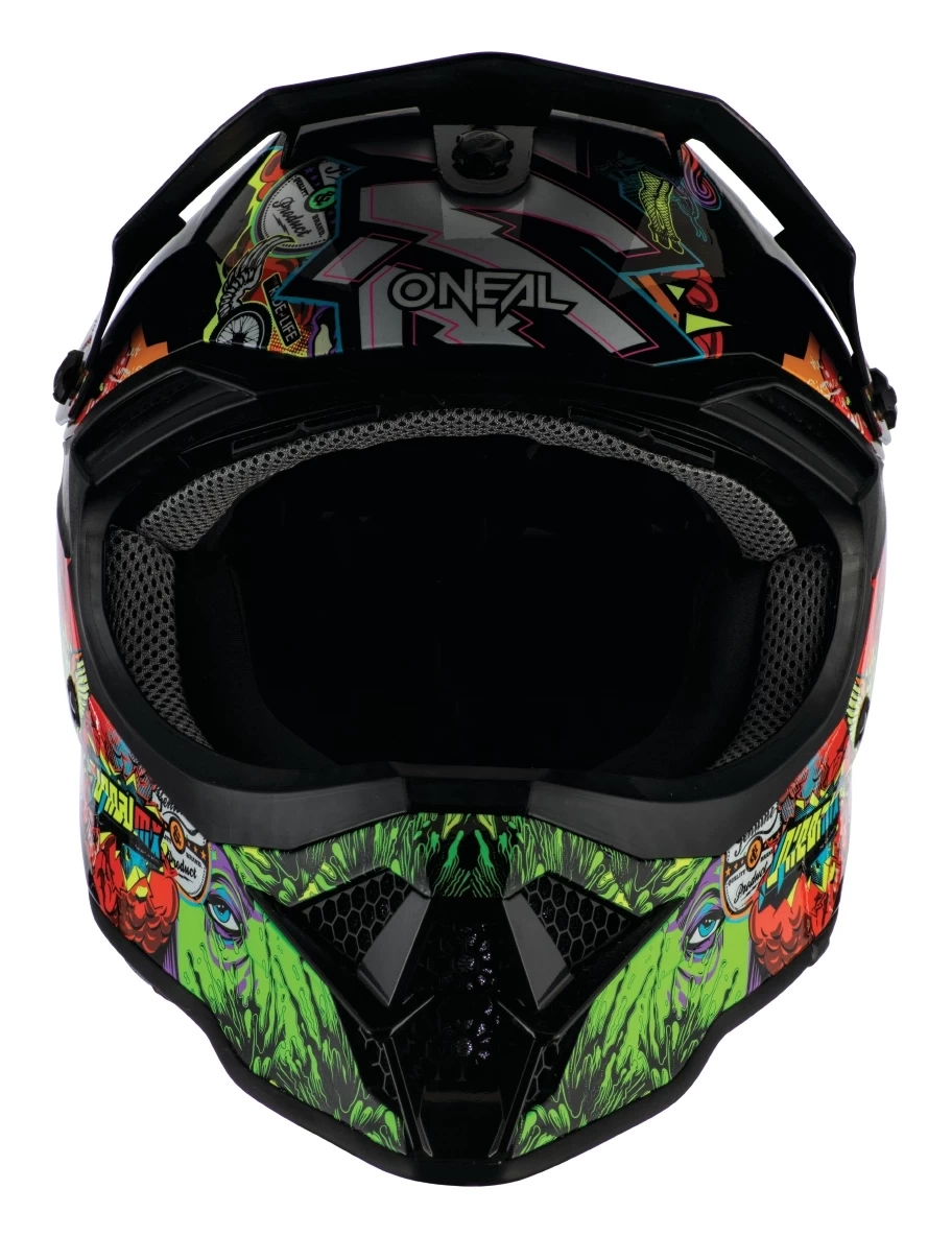 O'Neal 3 Series Crank Helmet Black/Green/Red / 2XL [Open Box] - Image 5
