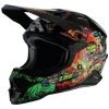 O'Neal 3 Series Crank Helmet Black/Green/Red / LG [Open Box] -Icon Store o neal3 series crank helmet black green red lg open box black green red