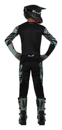 O'Neal Mayhem Wild Jersey -Icon Store o neal mayhem wild jersey black grey 3