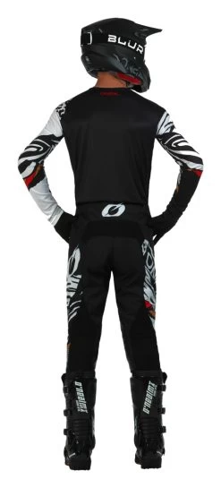 O'Neal Mayhem Wild Jersey -Icon Store o neal mayhem wild jersey black white 3