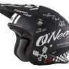 O'Neal SLAT Torment Trials Helmet -Icon Store o neal slat torment trials helmet5354 cm black white