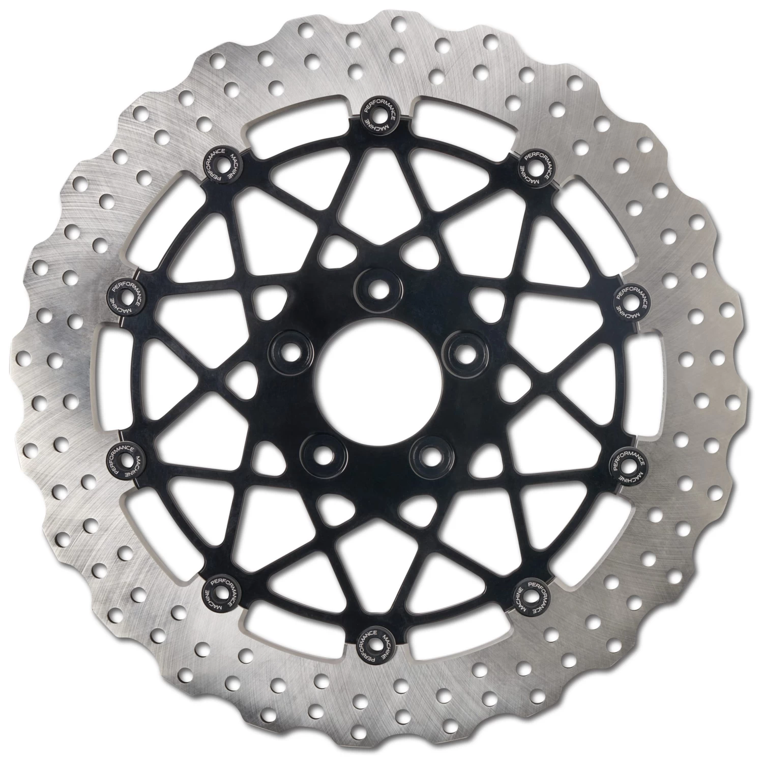 Performance Machine Speedstar 13" Floating Front Brake Rotor For Harley 2000-2023 3 Performance Machine Speedstar 13" Floating Front Brake Rotor For Harley 2000-2023