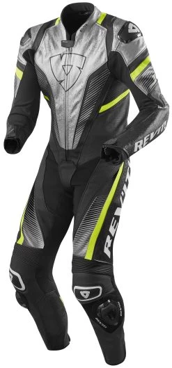 REV'IT! Spitfire Race Suit -Icon Store revit spitfire race suit silver neon yellow