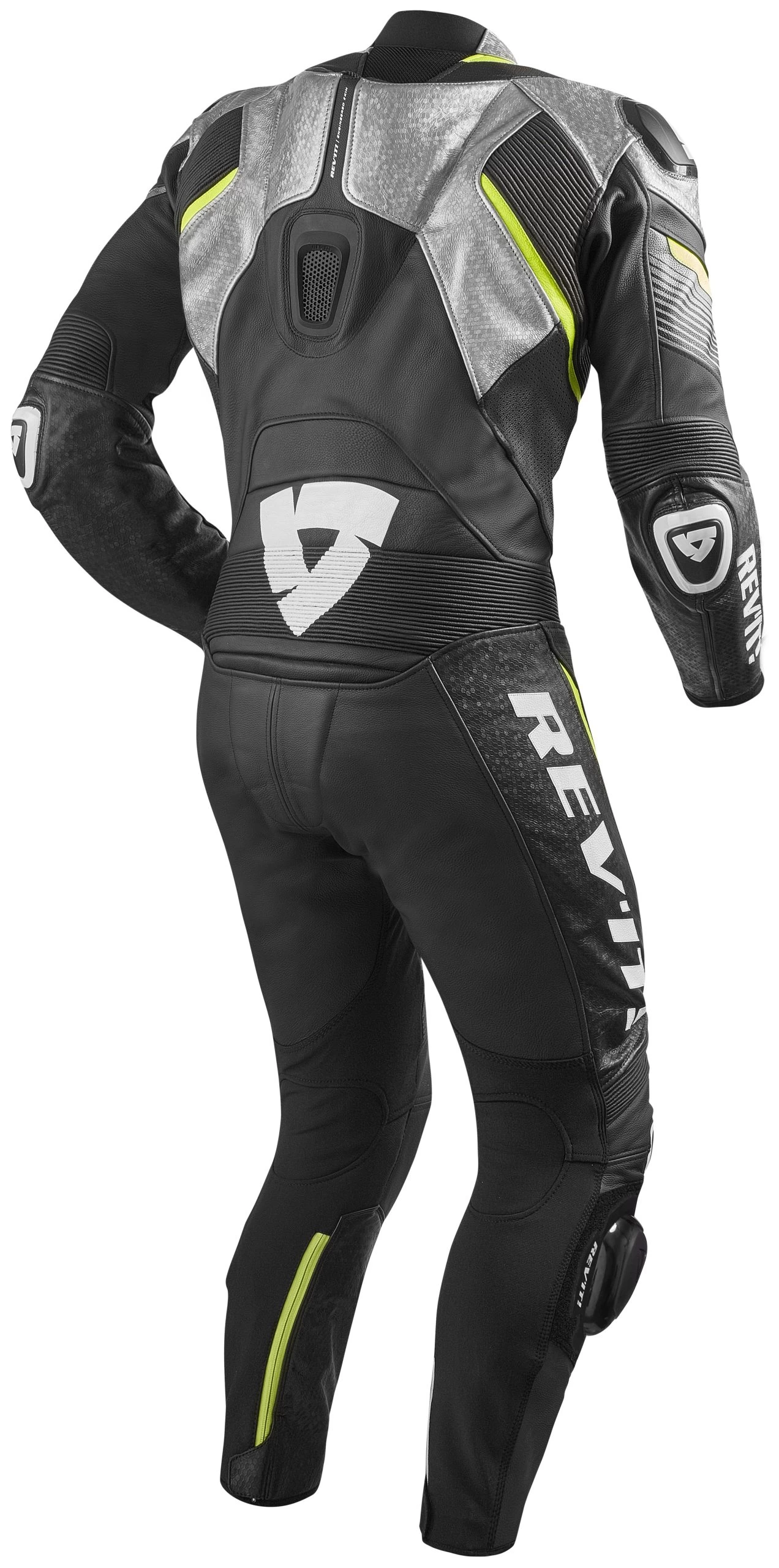 REV'IT! Spitfire Race Suit Silver/Neon Yellow / 50 [Blemished - Very Good] - Image 2