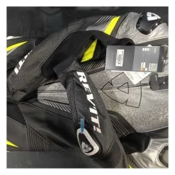 REV'IT! Spitfire Race Suit Silver/Neon Yellow / 50 [Blemished - Very Good] -Icon Store revit spitfire race suit silver neon yellow50 blemished very good silver neon yellow 3