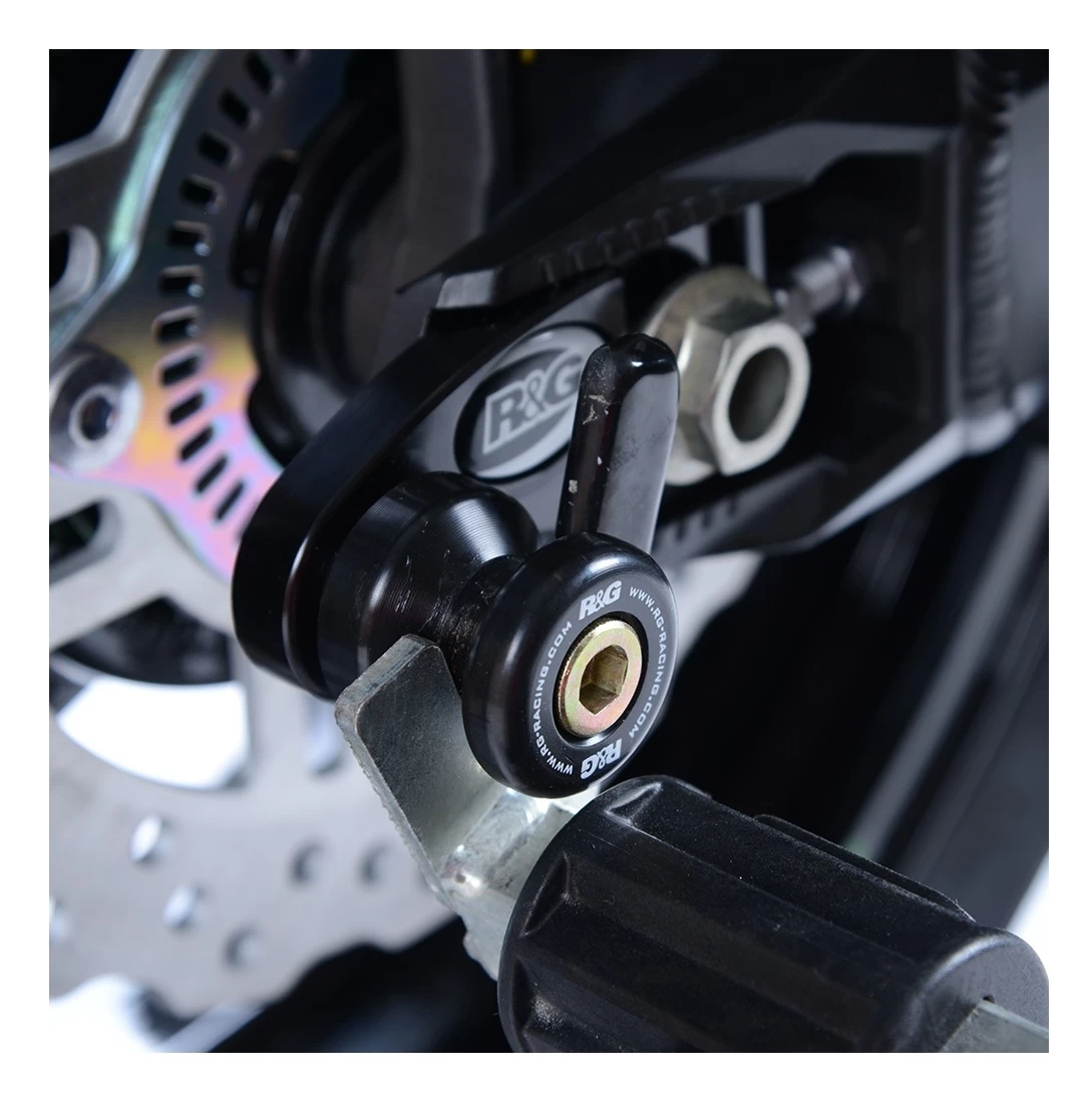 R&G Racing Offset Rear Spool Sliders Kawasaki Z900 2017-2022 Black [Open Box]