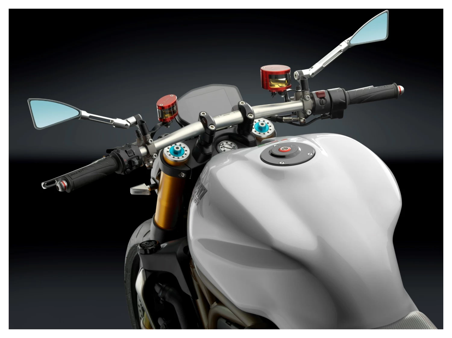 Rizoma Handlebar Riser Ducati Monster 821 / 1200 / S 6 Rizoma Handlebar Riser Ducati Monster 821 / 1200 / S - Image 4