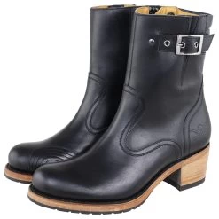 Rokker Highway Women's Boots -Icon Store rokker highway ladies boot true black 1