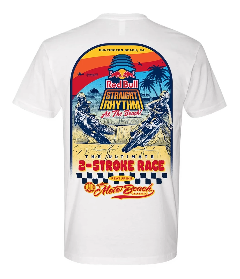 Roland Sands X Red Bull Straight Rhythm 2 Stroke T-Shirt 6 Roland Sands X Red Bull Straight Rhythm 2 Stroke T-Shirt - Image 4